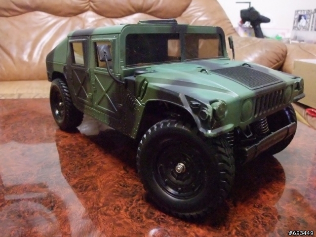 Tamiya 1/12 Hummer (2/26更新,有影片)前固定機構,後備胎架完成~!