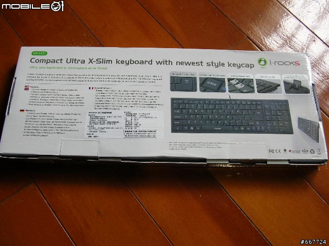 i-rocks KR-6421 新式巧克力剪刀腳鍵盤評測