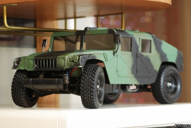 Tamiya 1/12 Hummer (2/26更新,有影片)前固定機構,後備胎架完成~!