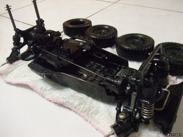 Tamiya 1/12 Hummer (2/26更新,有影片)前固定機構,後備胎架完成~!