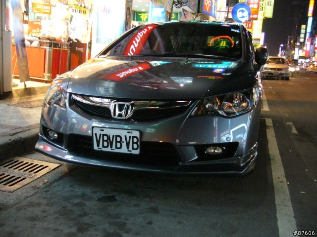 Civic 8黑鈦銀 (新增 Type-r 下巴 & RR 後下巴)2/21 (新增魚眼+下眼線)