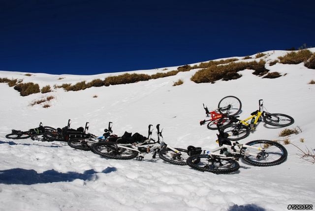 20100117-合歡山主峰雪地騎乘