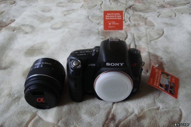 SONY DSLR-A500L 開箱!!!