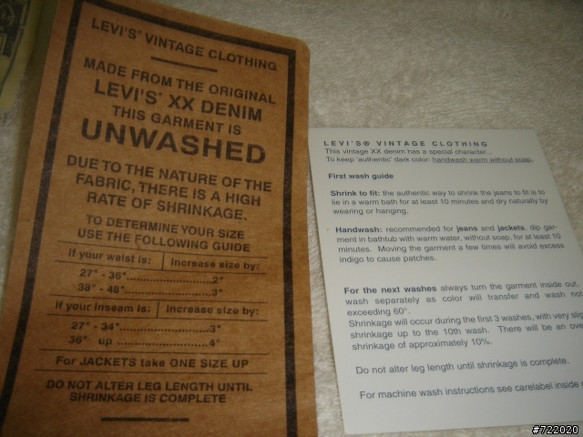 【分享】美製555廠 LEVI'S LVC 47501-0117