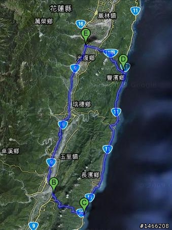左去右回花東海岸山脈(玉長公路+光豐公路)
