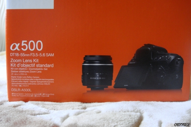 SONY DSLR-A500L 開箱!!!
