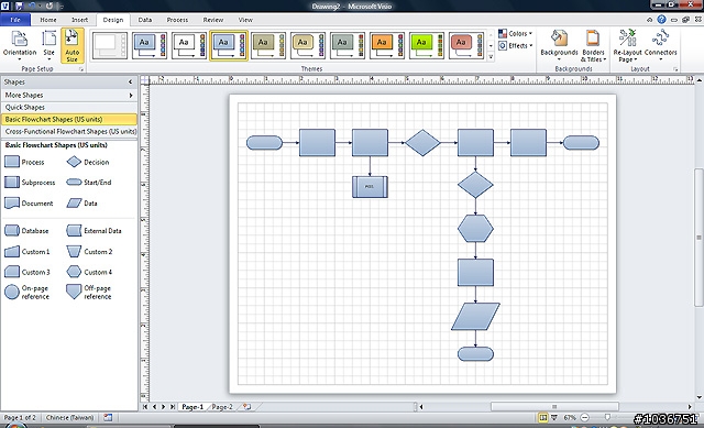 [分享]微軟Visio 2010 Beta版軟體之初學者試用體驗