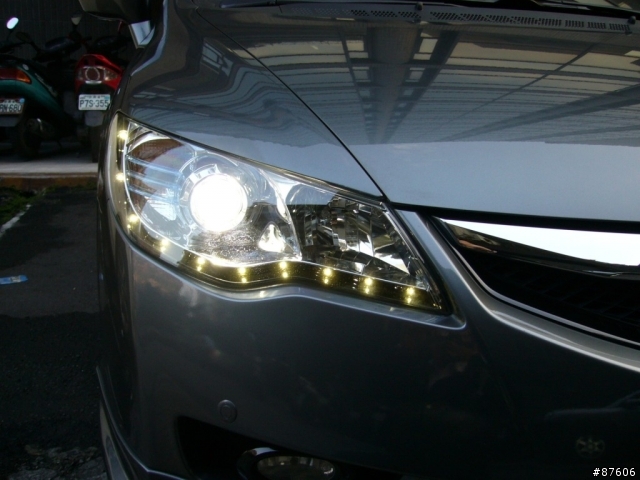 Civic 8黑鈦銀 (新增 Type-r 下巴 & RR 後下巴)2/21 (新增魚眼+下眼線)