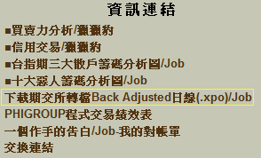 0208程式交易:下載期交所轉檔Back Adjusted日線(.xpo)/Job-定期更新