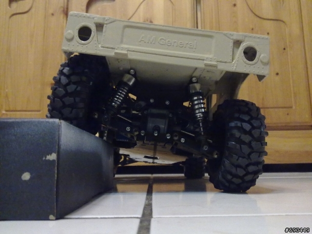Tamiya 1/12 Hummer (2/26更新,有影片)前固定機構,後備胎架完成~!