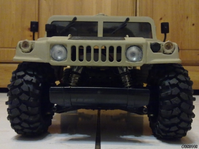 Tamiya 1/12 Hummer (2/26更新,有影片)前固定機構,後備胎架完成~!