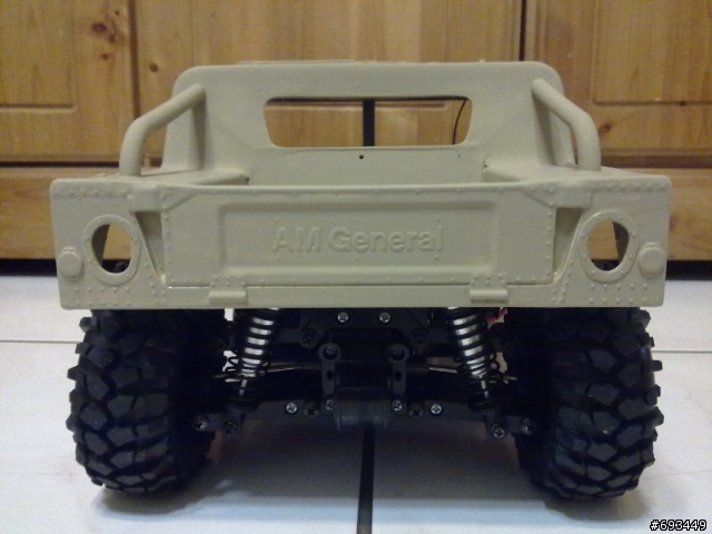 Tamiya 1/12 Hummer (2/26更新,有影片)前固定機構,後備胎架完成~!