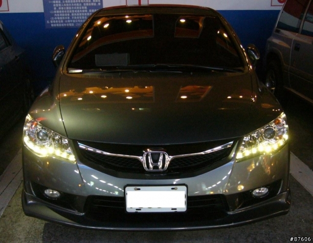 Civic 8黑鈦銀 (新增 Type-r 下巴 & RR 後下巴)2/21 (新增魚眼+下眼線)