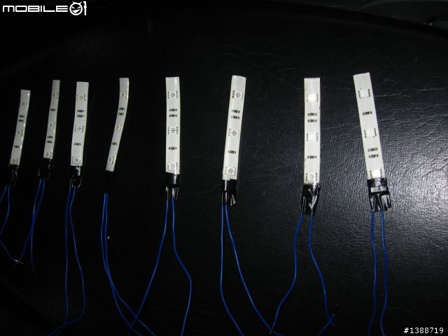 自製的後照鏡定位燈+方向燈 (內調式後照鏡適用)