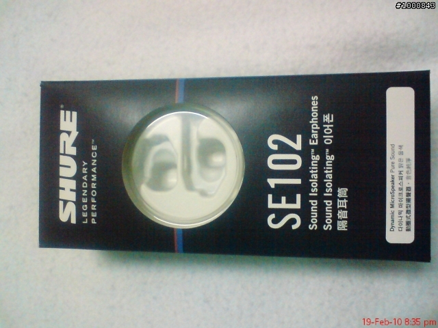 Shure SE102---入手分享
