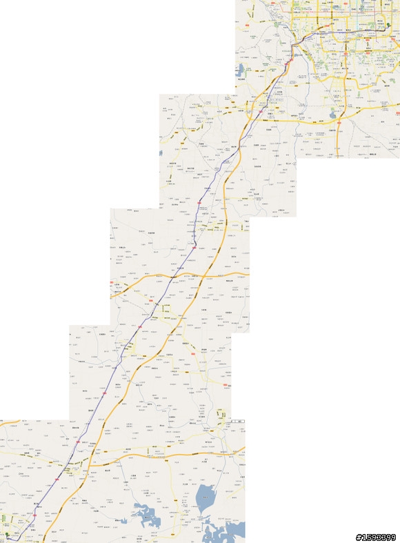 北京→良鄉→涿州→高碑店→保定 第一次騎單車出門就走了155km