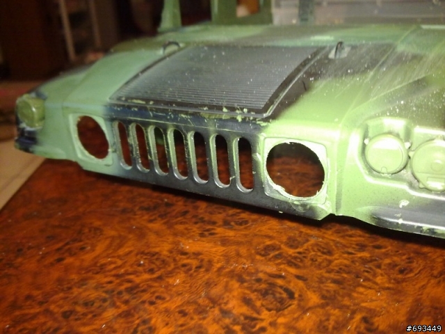 Tamiya 1/12 Hummer (2/26更新,有影片)前固定機構,後備胎架完成~!