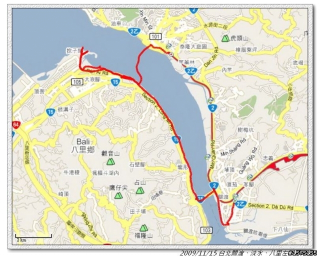 單車客:台北關渡、淡水、八里左岸單車行