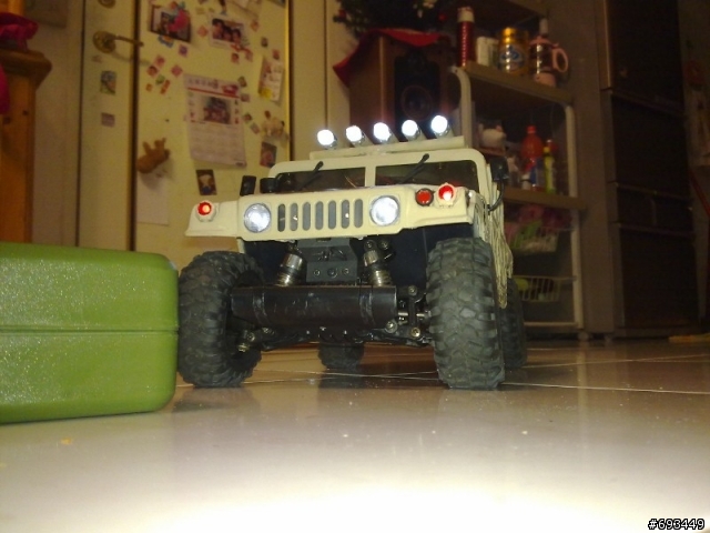 Tamiya 1/12 Hummer (2/26更新,有影片)前固定機構,後備胎架完成~!