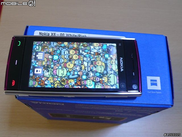 大小姐的第一次~.... Nokia開箱-匿名的X6 粉紅香港公司貨入手了~!!