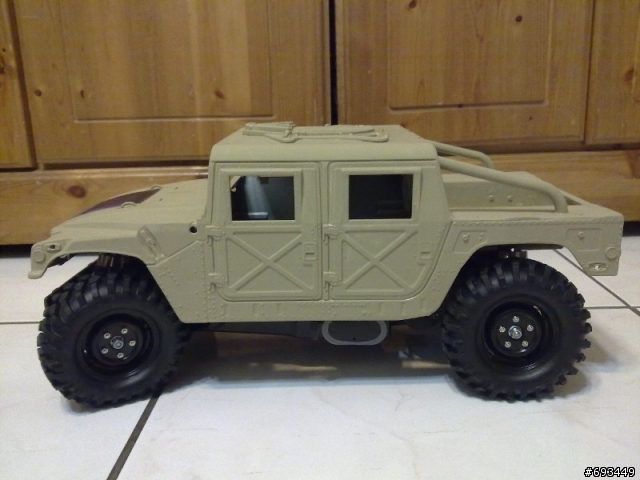 Tamiya 1/12 Hummer (2/26更新,有影片)前固定機構,後備胎架完成~!