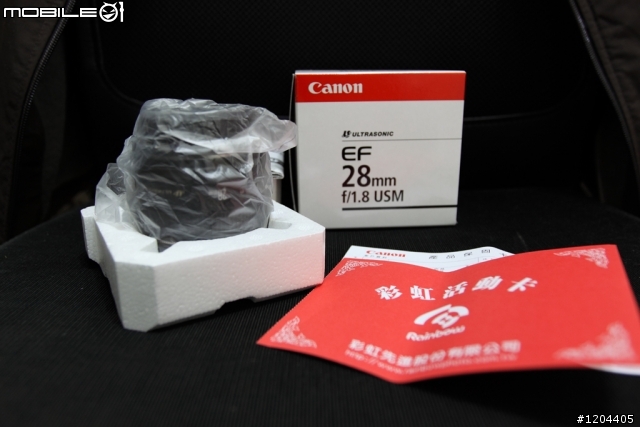Canon 28mm F1.8 簡單開箱文