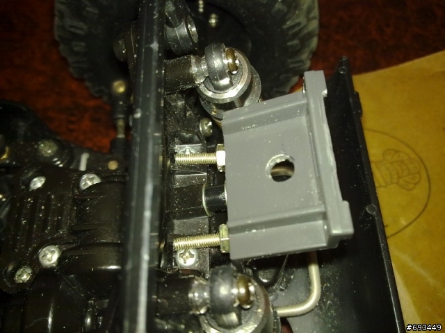 Tamiya 1/12 Hummer (2/26更新,有影片)前固定機構,後備胎架完成~!