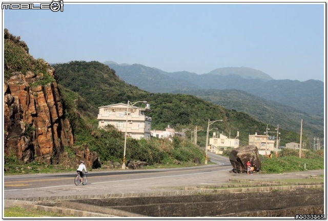 一對老鳥慢慢飛越九份城
