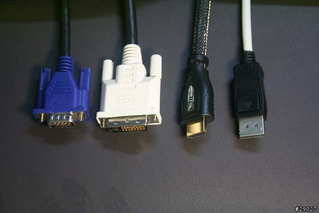 【簡單評測】VGA/DVI/HDMI/DisplayPort電腦顯示接頭大亂鬥~