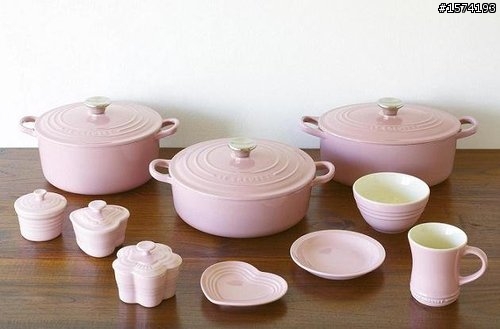 【開箱】le creuset pink 24cm