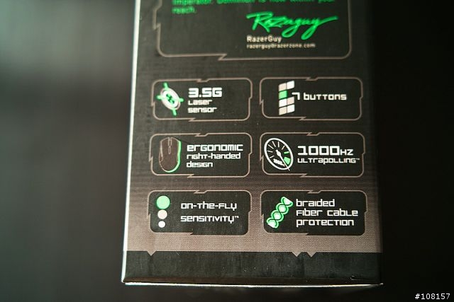 5600dpi 雷蛇.帝王蟒 Razer Imperator 右手專用(追加da比較)