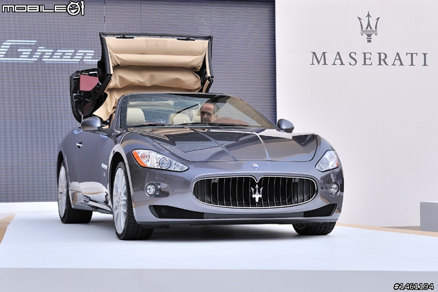 [採訪]三叉戟海神優雅上空力作MASERATI GranCabrio發表