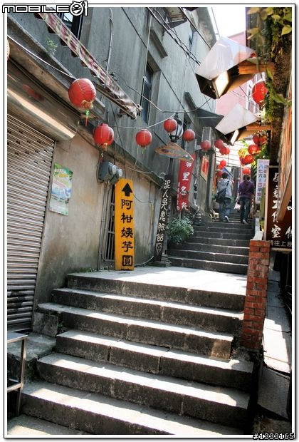 一對老鳥慢慢飛越九份城