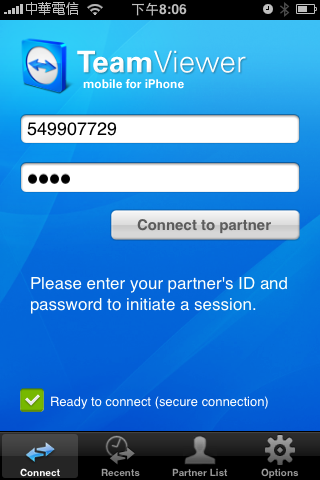 TeamViewer mobile for iPhone - 免費遠端桌面遙控軟體