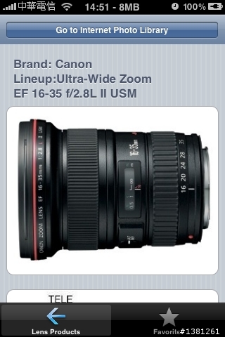 Lens Gallery - DSLR 愛好者參考!