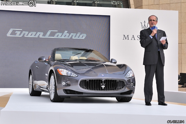 [採訪]三叉戟海神優雅上空力作MASERATI GranCabrio發表