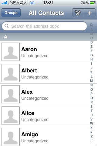 ContactsTap - 聯絡人群組管理、群組Mail、隨選群組Mail iPhone App