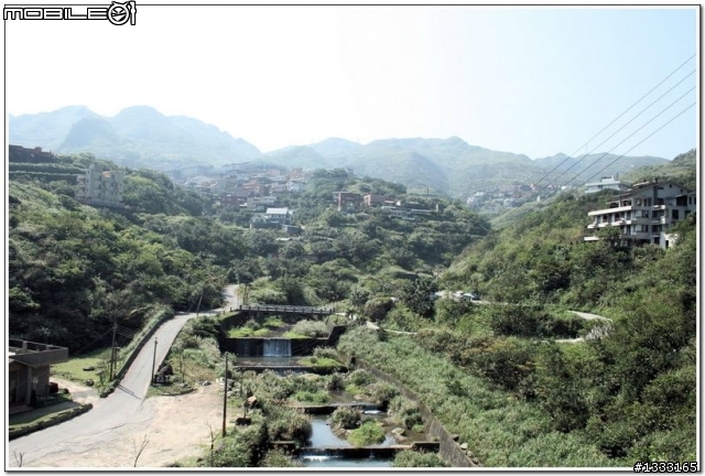 一對老鳥慢慢飛越九份城