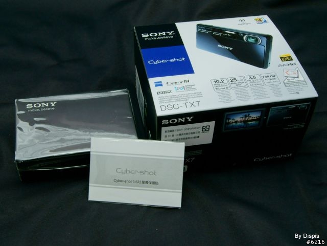 Sony新一代廣角夜拍卡片機 - DSC TX7 完整開箱與簡介