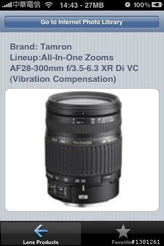 Lens Gallery - DSLR 愛好者參考!