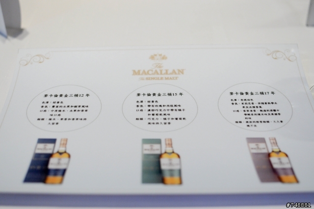 (Macallan麥卡倫)鑑賞品銘會台北場 (飲酒過量 有礙健康)