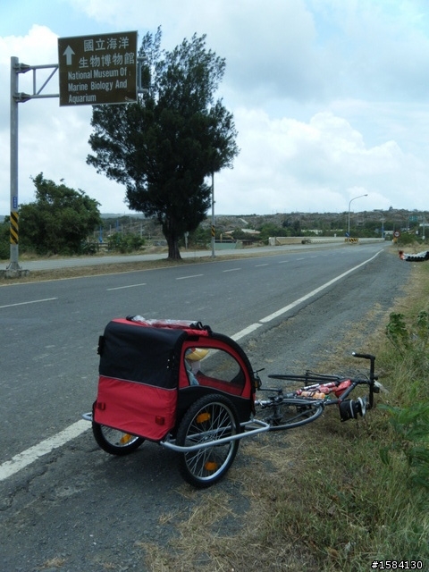 吉布+小威的南台灣自行車+拖車大暴走(墾丁→高雄122Km)