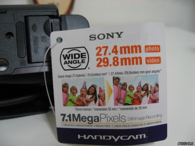Sony HandyCam HDR-CX350 開箱給大家參考參考囉...