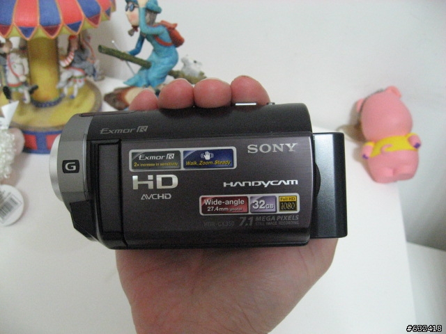 Sony HandyCam HDR-CX350 開箱給大家參考參考囉...
