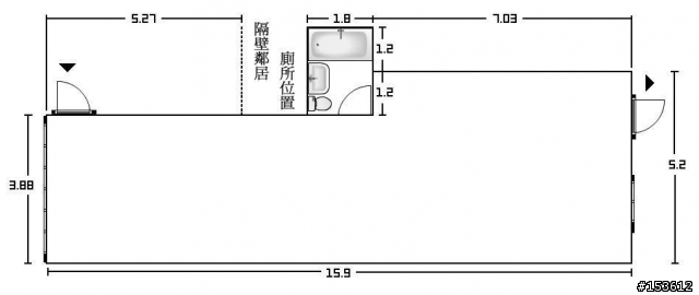 長條型舊房子的隔間問題