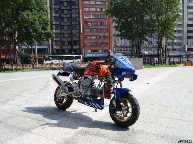 圖多有影片 最強小車!? 稀有的 HONDA MONKEY 魔 塗裝 開箱分享