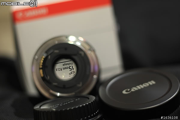 新手開箱,FISHEYE LENS EF 15mm 1:2.8