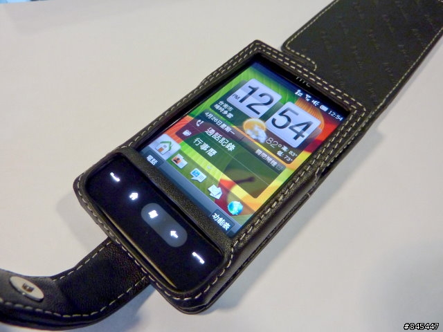 分享~HTC HD mini 專用款皮套 PDair 出品的喔!!