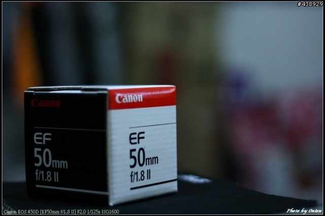 Canon 50mm F1.8 簡易開箱 + 景深測試
