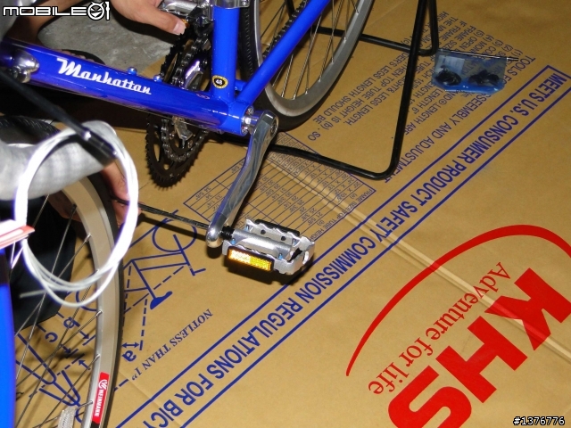 有箱子的開箱文 入門鋼管車最優的選擇 KHS Manhattan 500 藍款